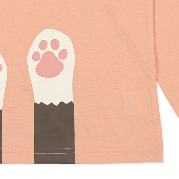 Cat Paw Puff Print T-Shirt (Winter, Spring, Autumn)