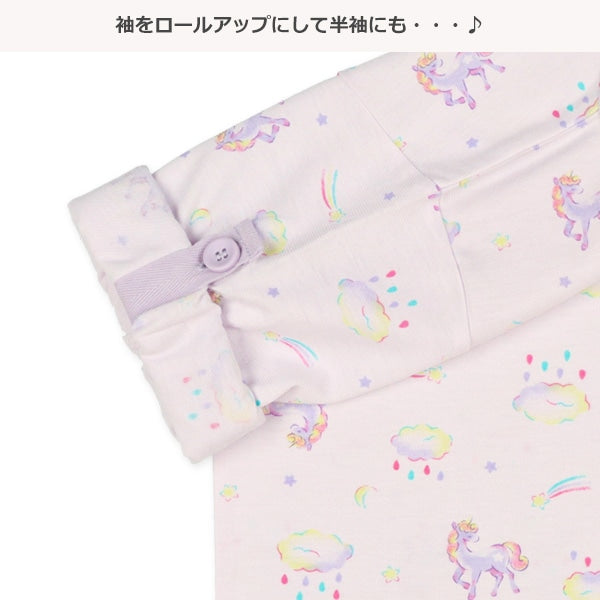 Unicorn Roll Up T-shirt and Pants Set