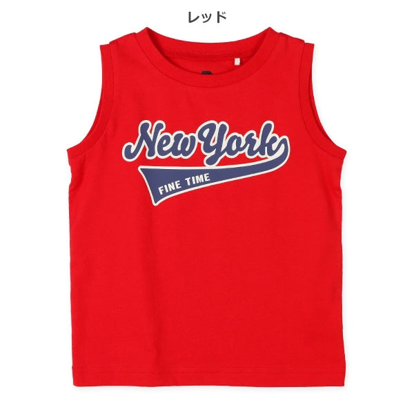 College Logo Sleeveless T-shirt