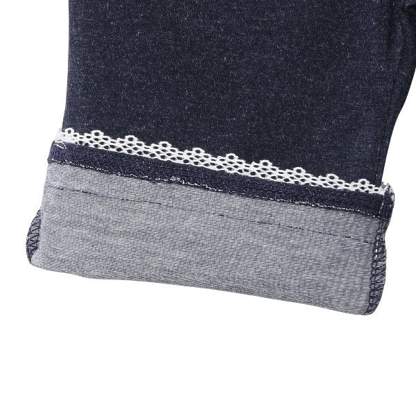 Denim Knit Shorts