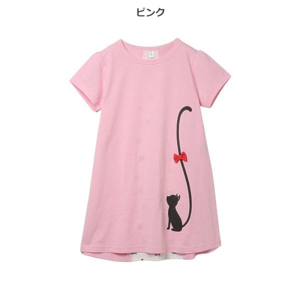 Cat Short Sleeve One Piece