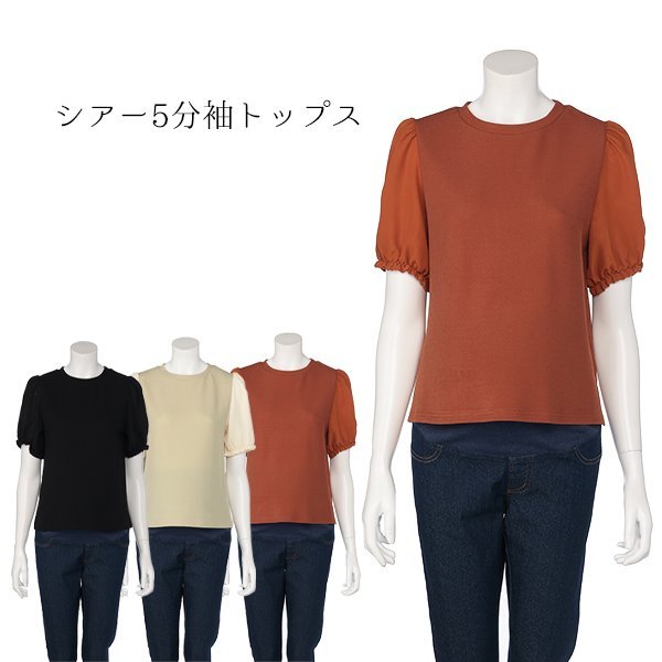 Sheer Sleeve T-shirt
