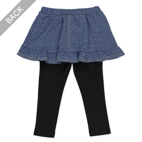 Denim Skirt with Leggings (Winter, Spring, Autumn)