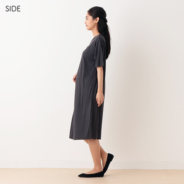 Short Sleeve Maternity One Piece