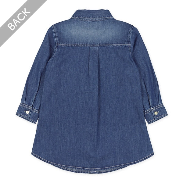 Denim Polo Shirt (Winter, Spring, Autumn)