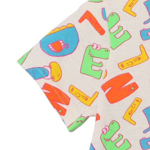 Alphabet Short Sleeve T-shirt