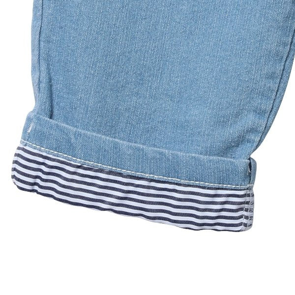 Plain Denim Shorts