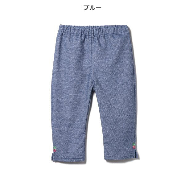 Denim Knit Shorts