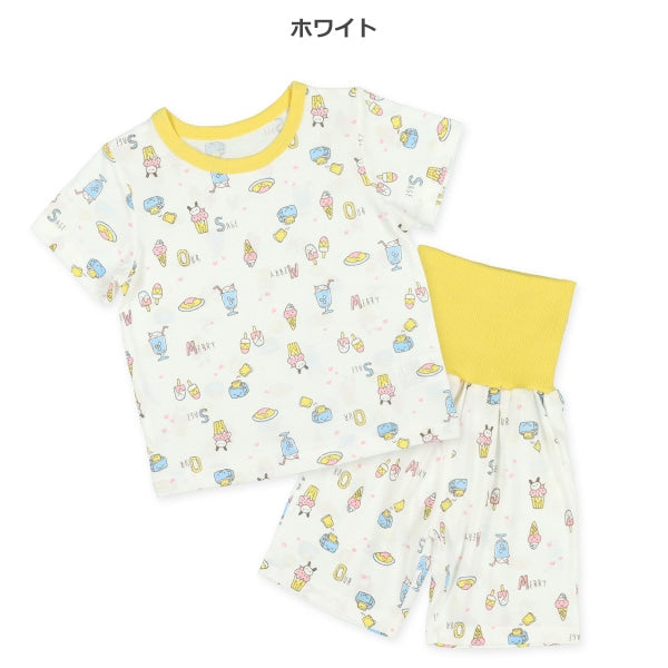 Foods Short Sleeve T-shirt and High Waist Pants Set