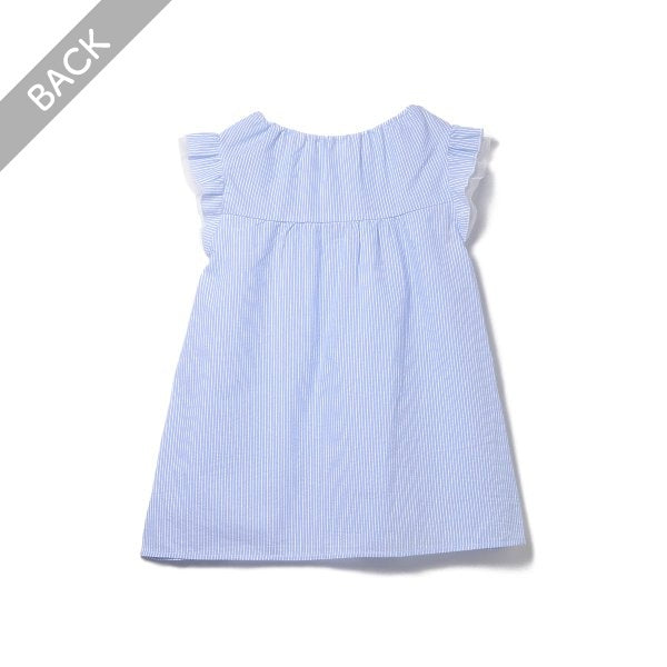 Stripe Sleeveless Blouse