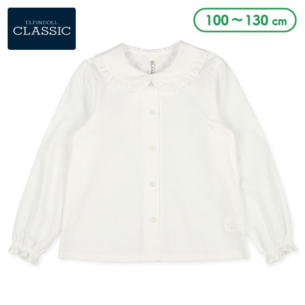 Woven Fabric Round Collar Blouse (Winter, Spring, Autumn)