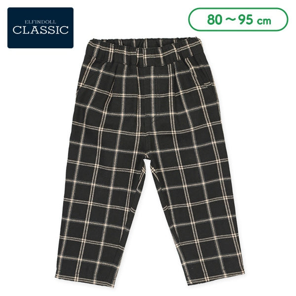 Checked Stretch Pants (Winter, Spring, Autumn)