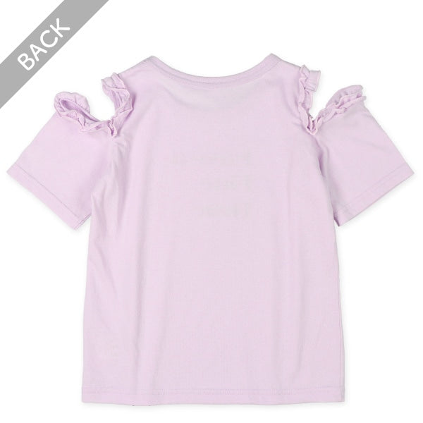 Off Shoulder Short Sleeve T-shirt
