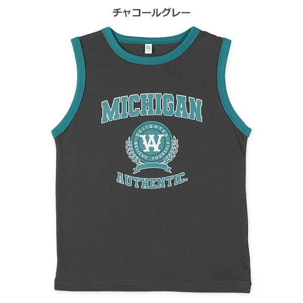 College Logo Sleeveless T-shirt