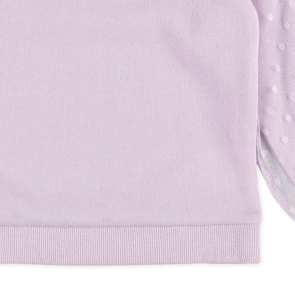 Tulle Sleeve Sweatshirt (Winter, Spring, Autumn)