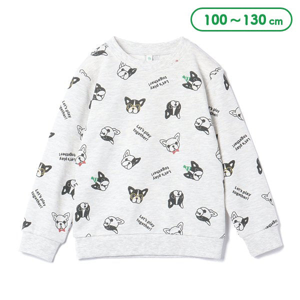 Bulldog Print Sweatshirt (Winter, Spring, Autumn)