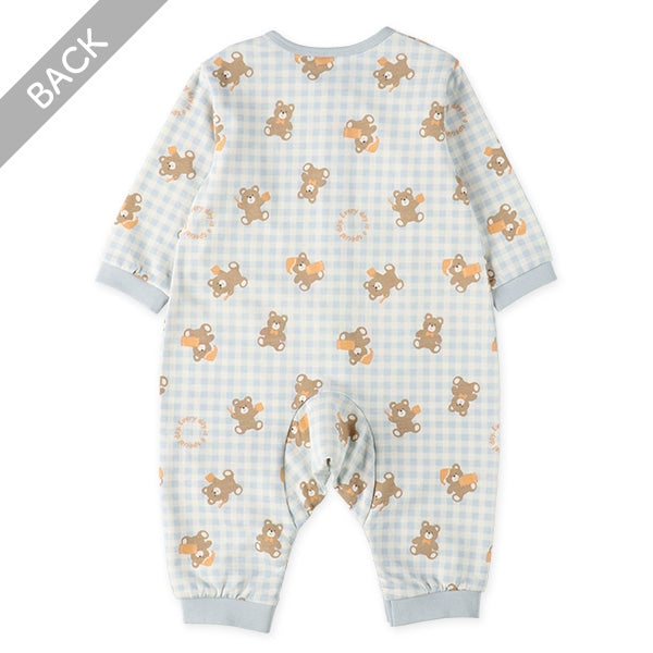 Bear Print Baby Romper (Spring)