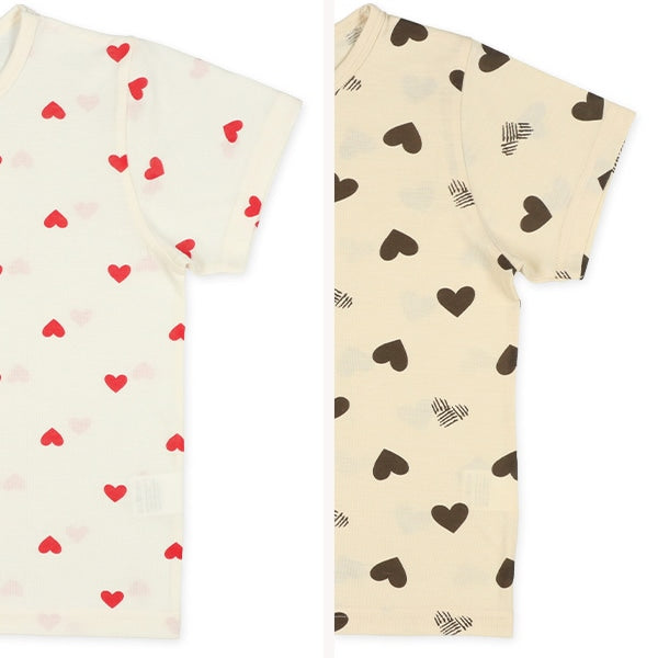 Heart T-shirt and Pants Set for Midsummer