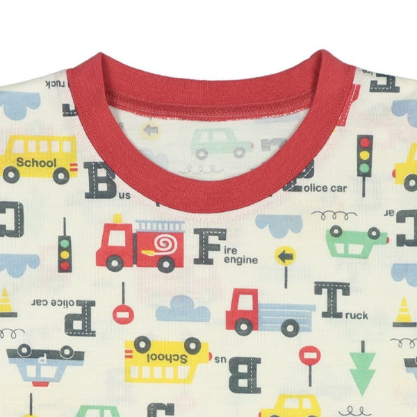 Vehicle Short Sleeve T-shirt and Pants Set