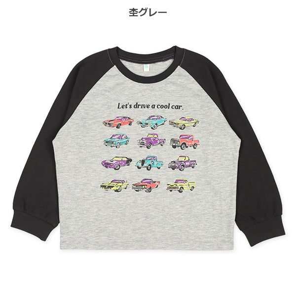 Vintage Cars Print Long Sleeve Shirt (Winter, Spring, Autumn)