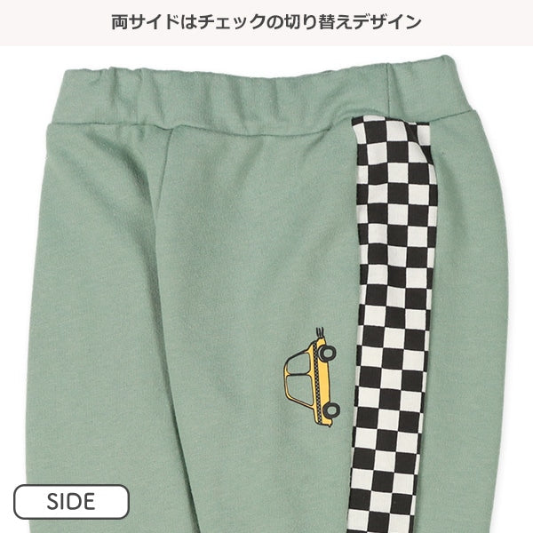 Checked Side Panel Pants (Spring)