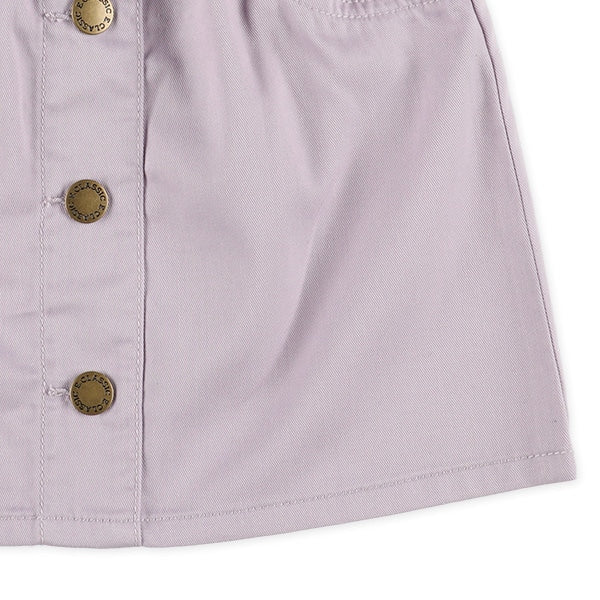 Twill Front Buttons Skirt (Winter, Spring, Autumn)