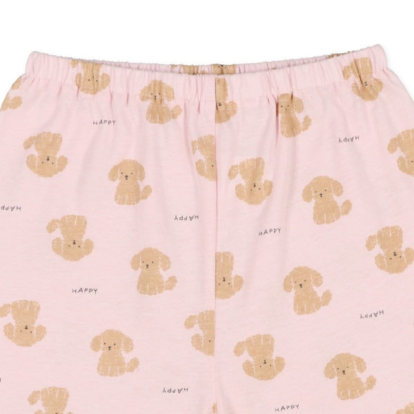 Poodle Short Sleeve T-shirt and Pants Set