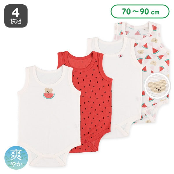 4Pieces Sleeveless Romper (Underwear)