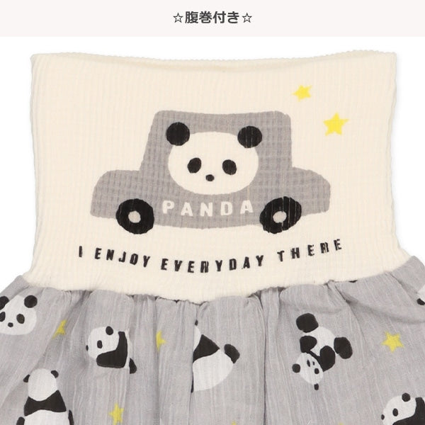 Panda Car Long High Waist Underwear