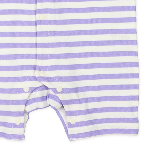 Stripe Short Sleeve Romper