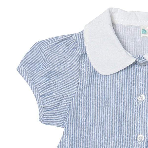 Stripe Short Sleeve One Piece