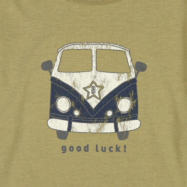 Distressed Bus Logo Long Sleeve Shirt (Winter, Spring, Autumn)