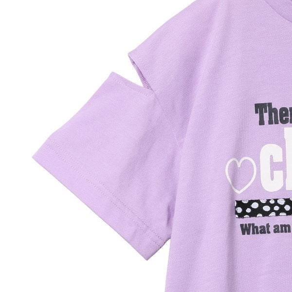 Off Shoulder Short Sleeve T-shirt