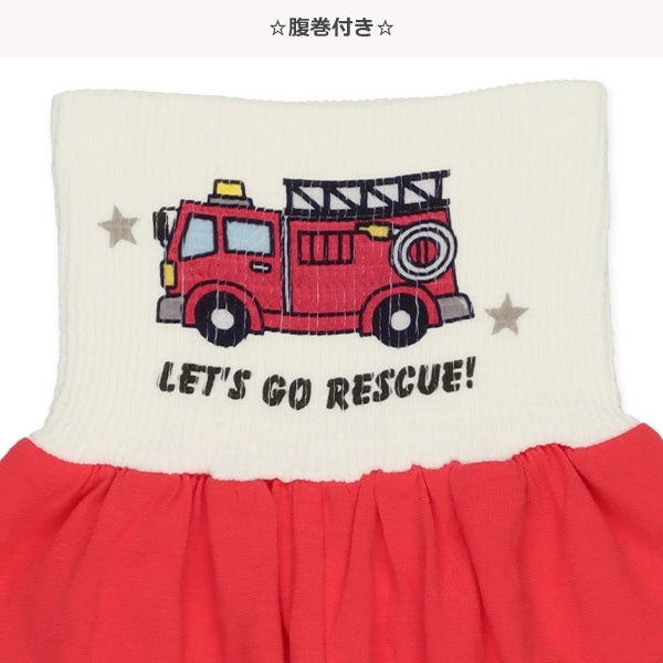 Ambulance Short Sleeve T-shirt and High Waist Pants Set