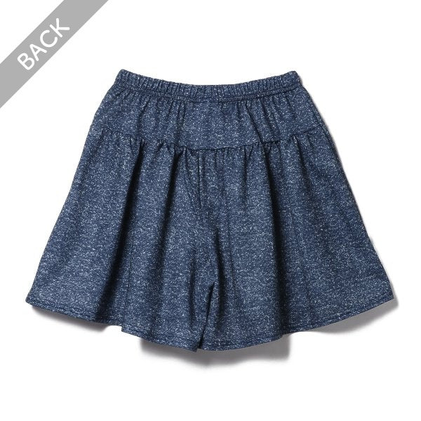 Denim Style Knit Culotte