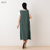 Pleated Maternity One Piece