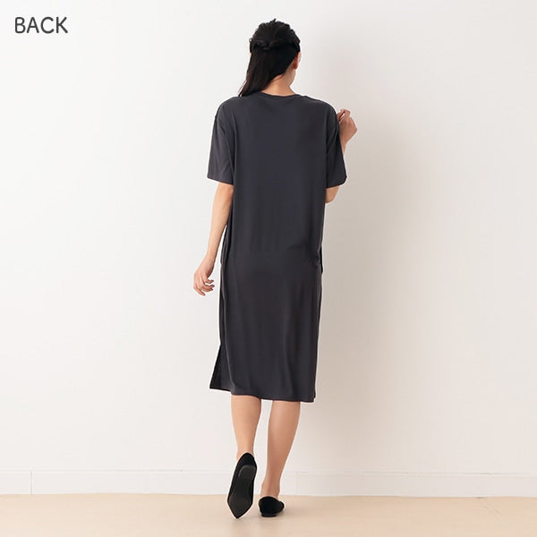 Short Sleeve Maternity One Piece