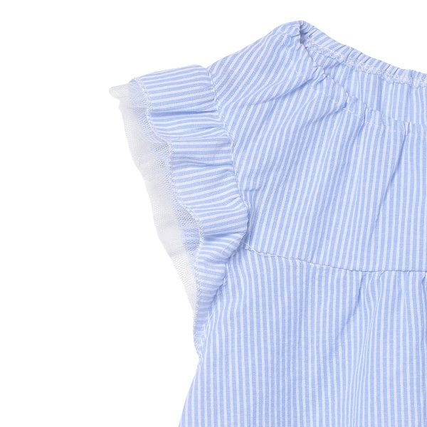 Stripe Sleeveless Blouse