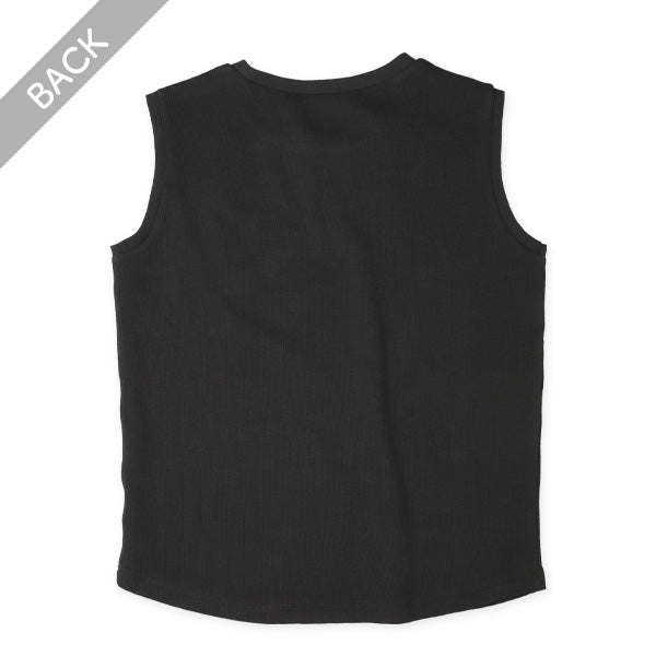 Plain Sleeveless T-shirt