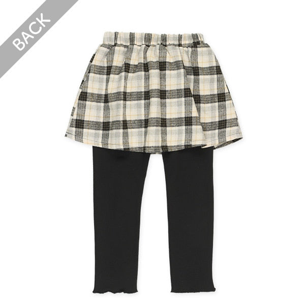 Check Skirt with Leggings (Winter, Spring, Autumn)