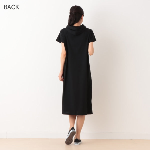 Short Sleeve Hooded Maternity One Piece
