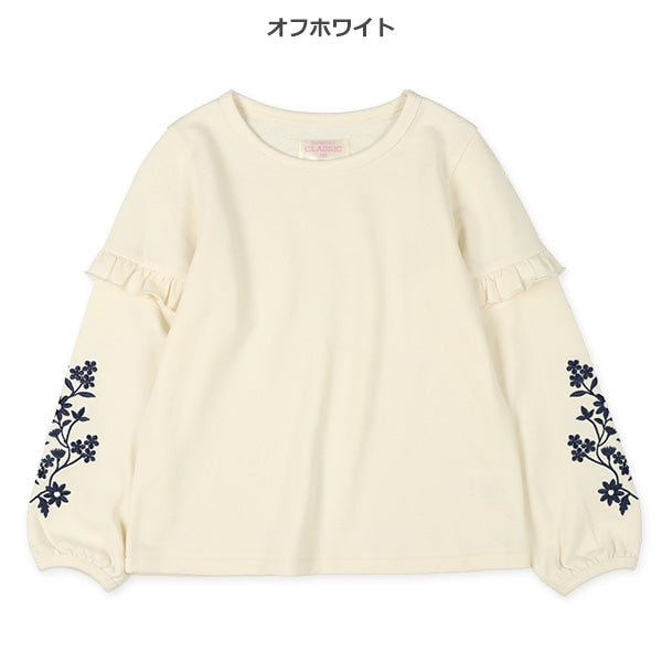 Sweatshirt with Sleeve Embroidery (Spring)