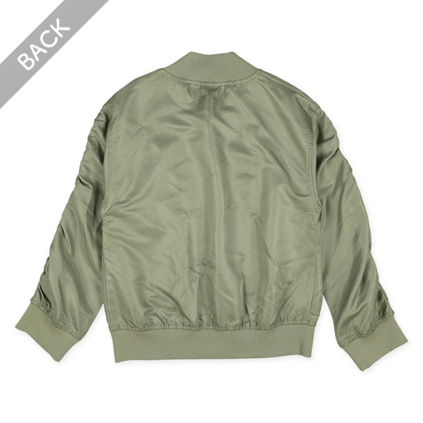 Gathered Sleeves Blouson (Winter, Spring, Autumn)