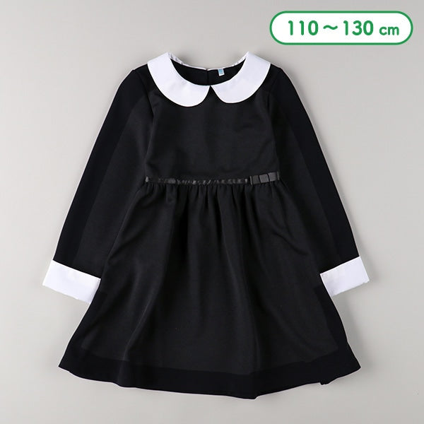 Formal Pleated Dress with collar (Winter, Spring, Autumn)