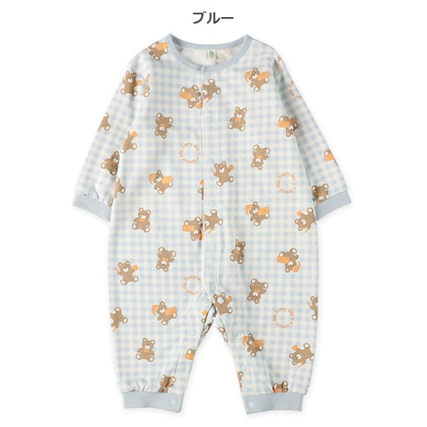 Bear Print Baby Romper (Spring)