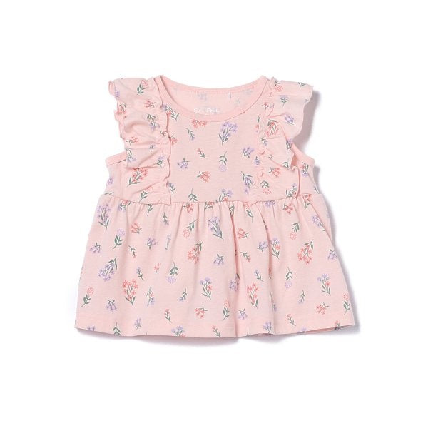 Floral Sleeveless Blouse and Shorts Set