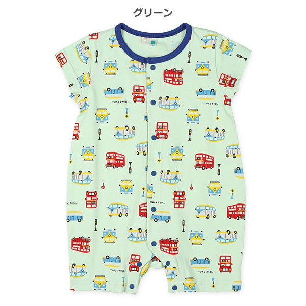Car Short Sleeve Romper