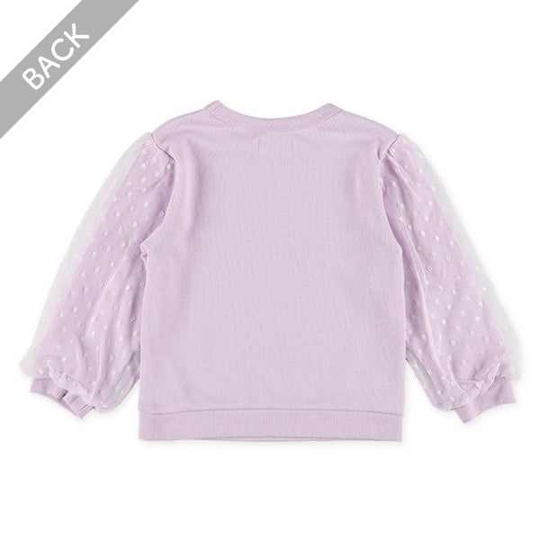 Tulle Sleeve Sweatshirt (Winter, Spring, Autumn)