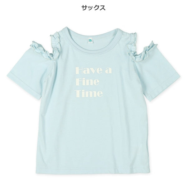 Off Shoulder Short Sleeve T-shirt