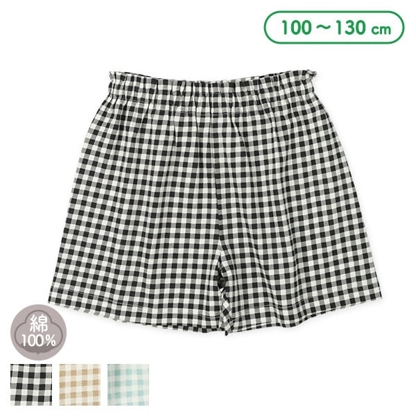 Checkered Knit Shorts